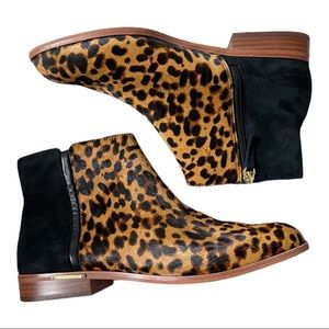 Louise et Cie Leopard Ankle Boots Size 8 🐆